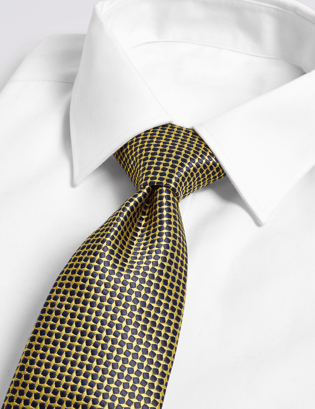 Mini Geometric Tie & Cufflink Set 2 of 4
