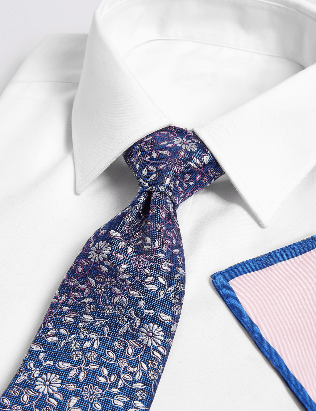 Floral Tie, Hank & Cufflink Set 2 of 6