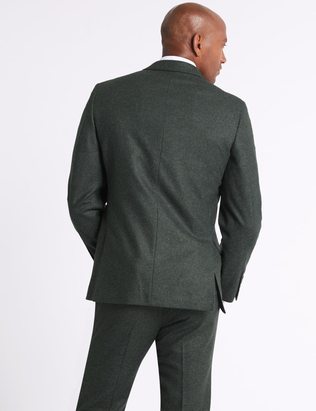 Textured Tailored Fit Jacket with Italian Fabric 5 of 9