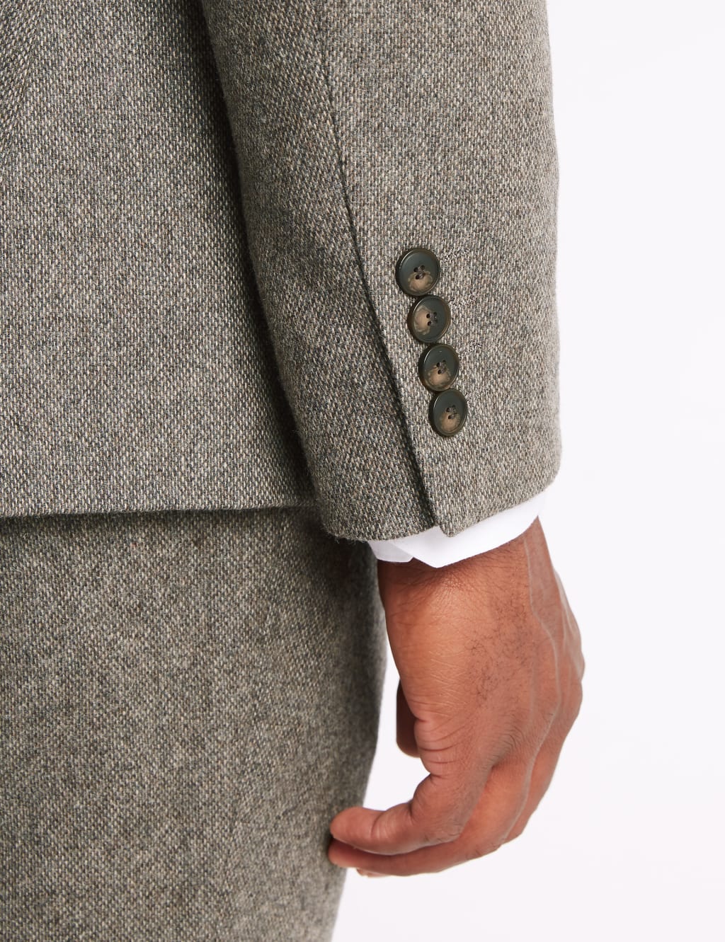 Wool Blend Jacket with Italian Fabric 6 of 9