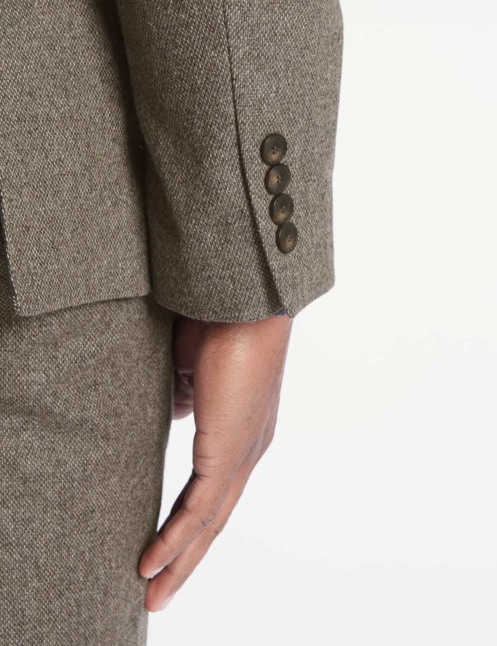 Wool Blend Jacket with Italian Fabric 7 of 9
