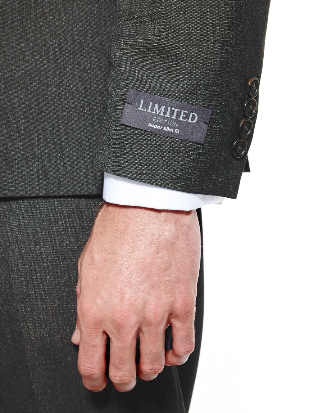 Charcoal Superslim Fit Suit Jacket 5 of 7