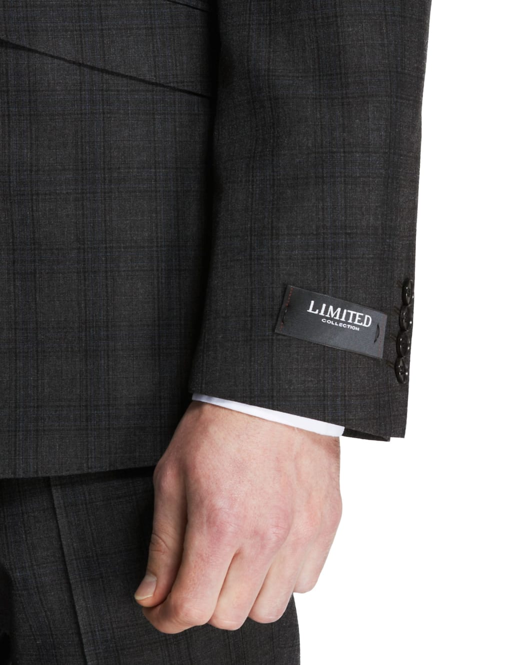 Charcoal Checked Superslim Fit Suit Jacket 6 of 8