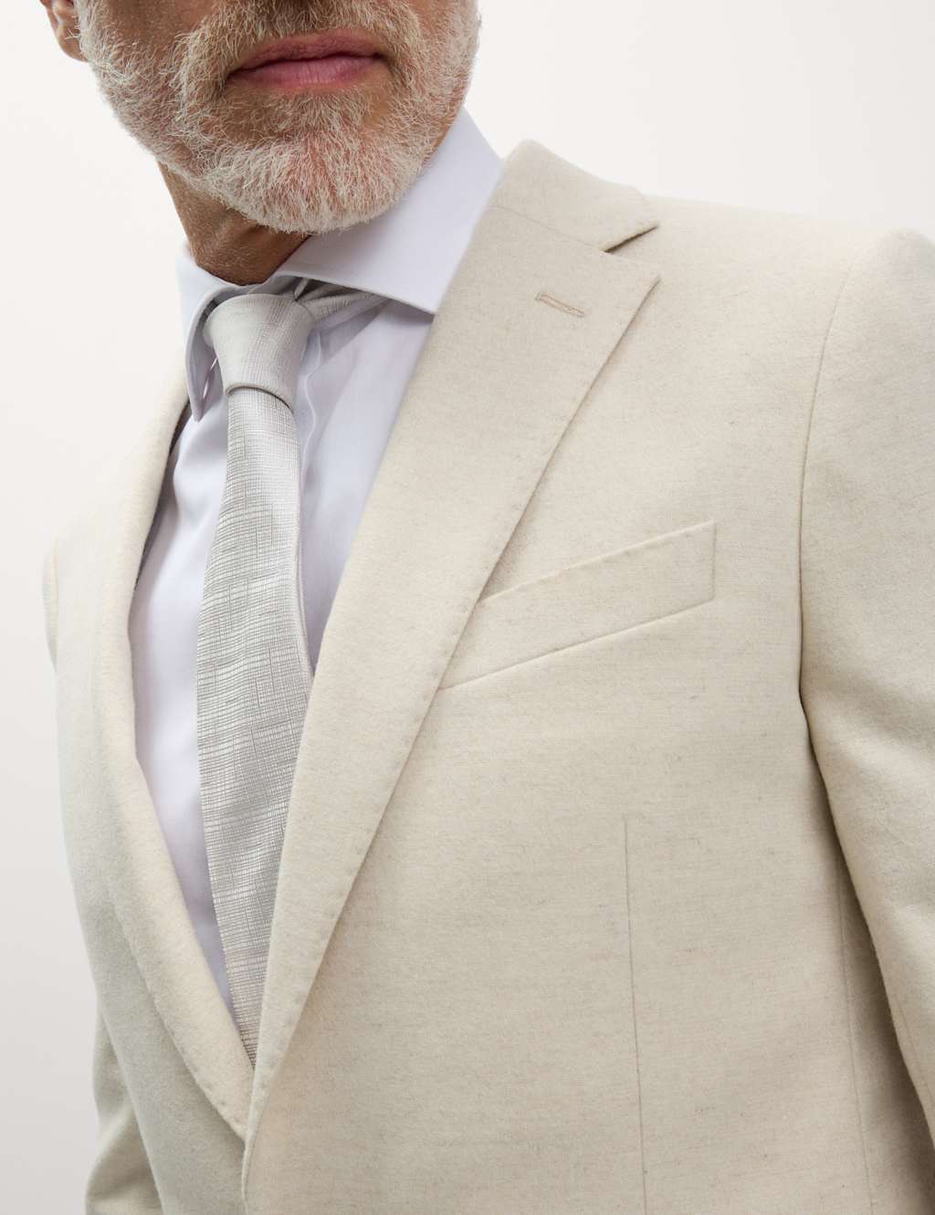 Tailored Fit Wool Rich Tweed Suit Jacket 6 of 7