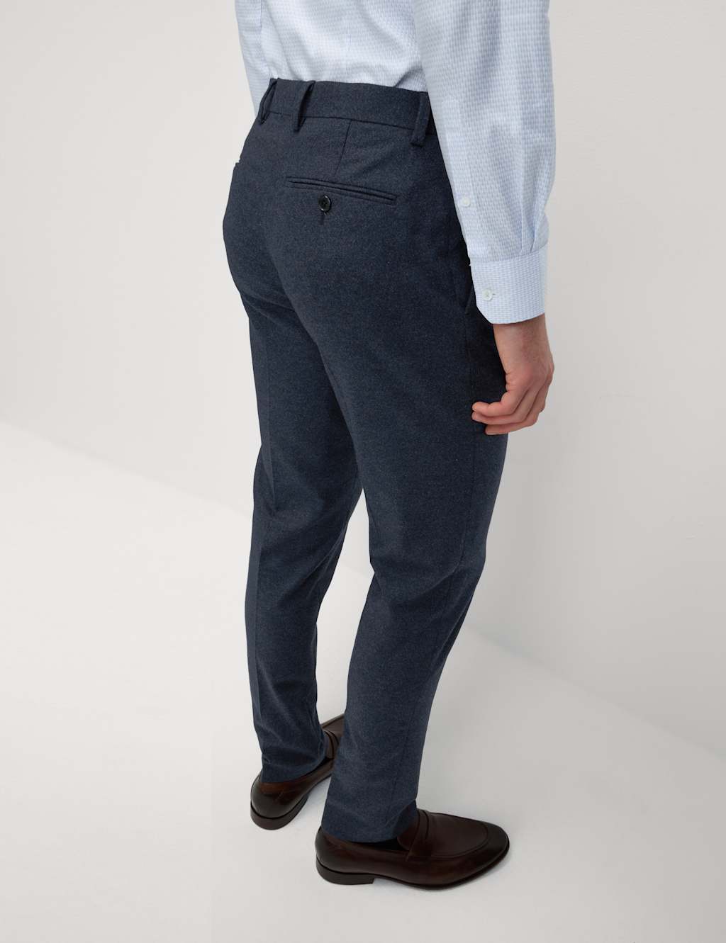Tailored Fit Wool Rich Tweed Suit Trousers 5 of 6