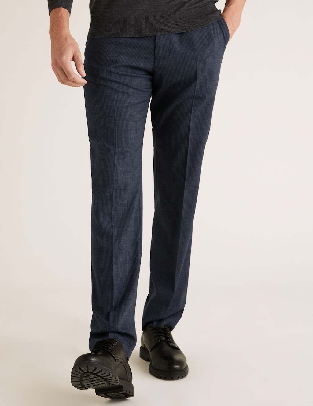 Regular Fit Pinstripe Trousers 5 of 6