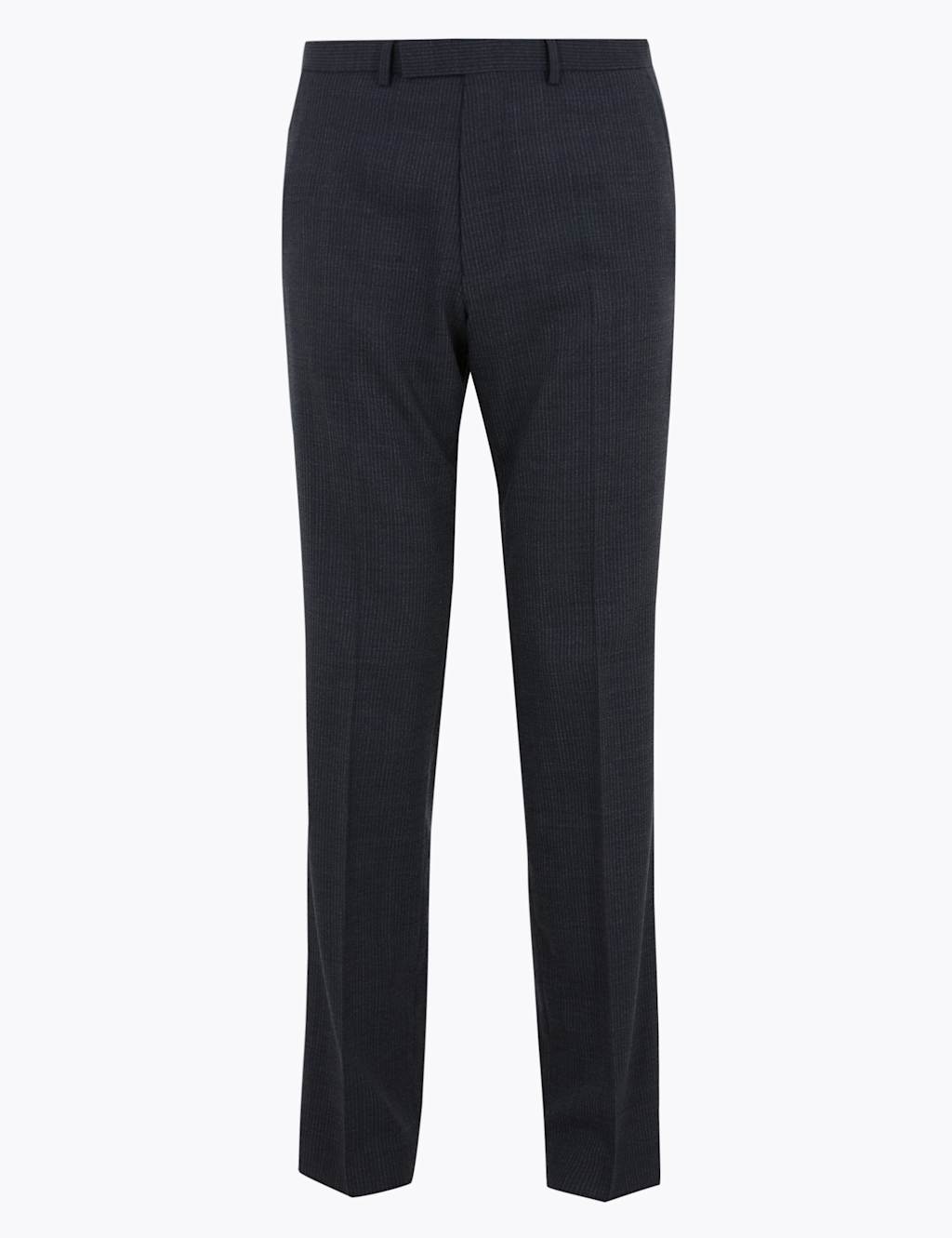 Regular Fit Pinstripe Trousers 2 of 6