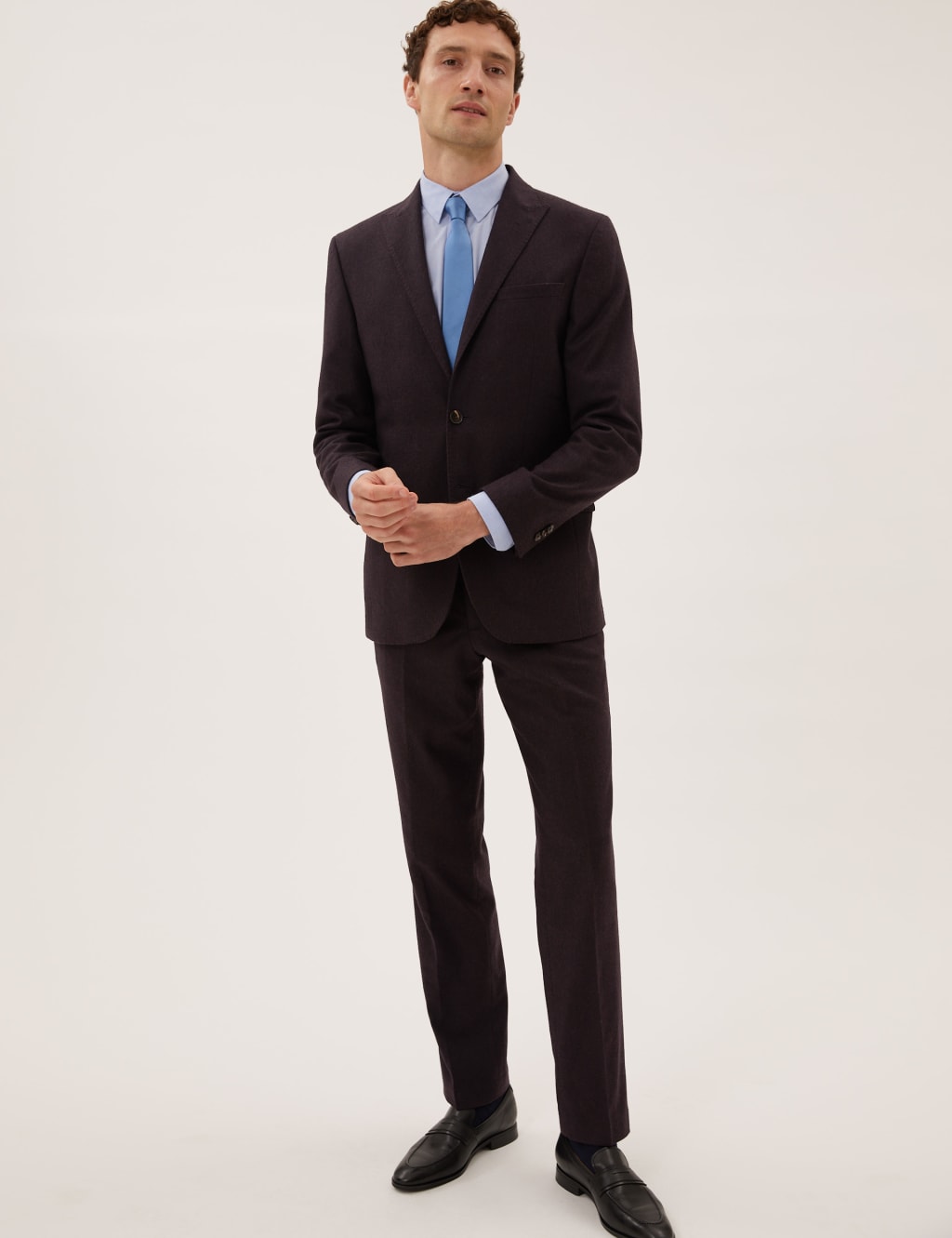 Tailored Fit Italian Wool Trousers 6 of 6