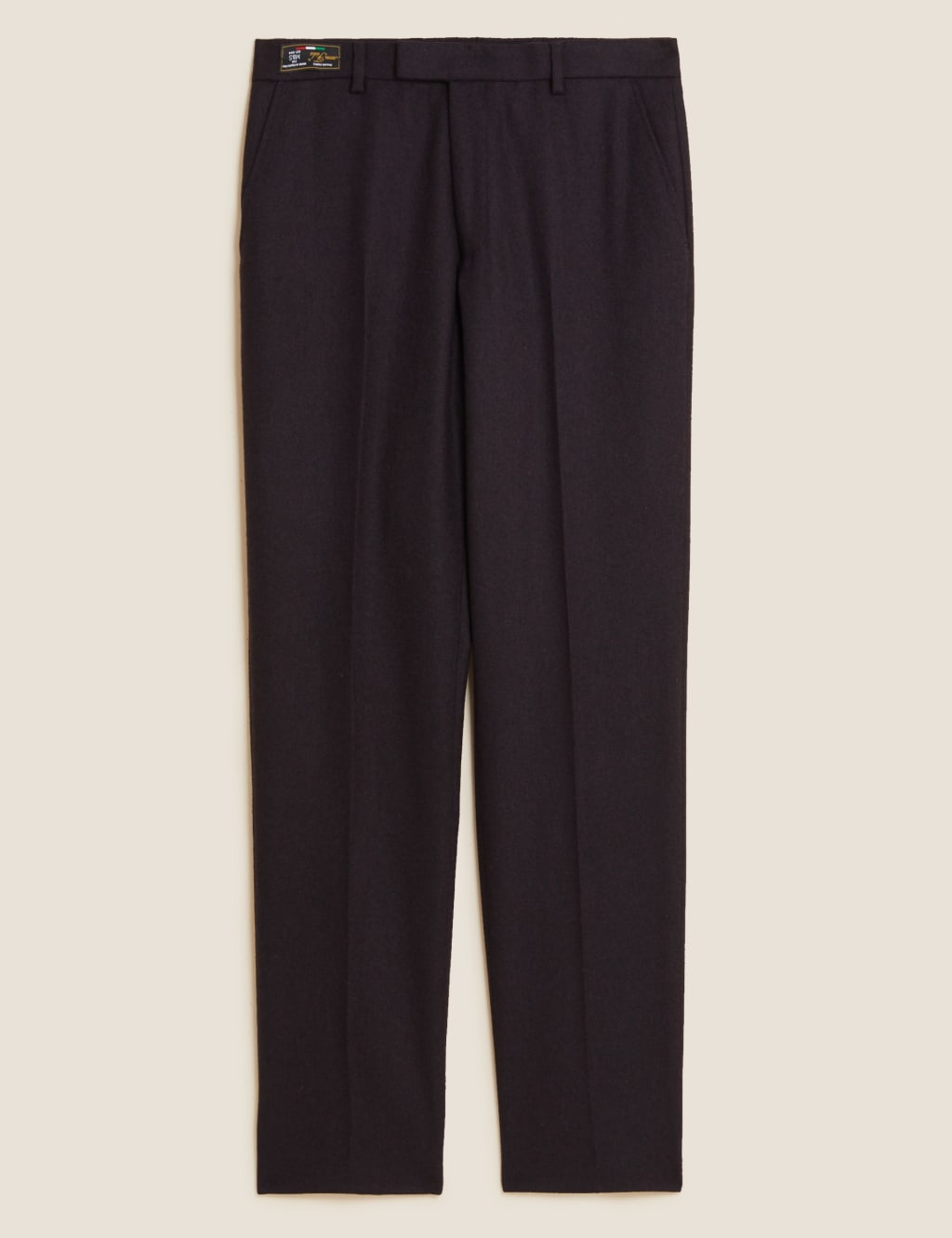 Tailored Fit Italian Wool Trousers 2 of 6