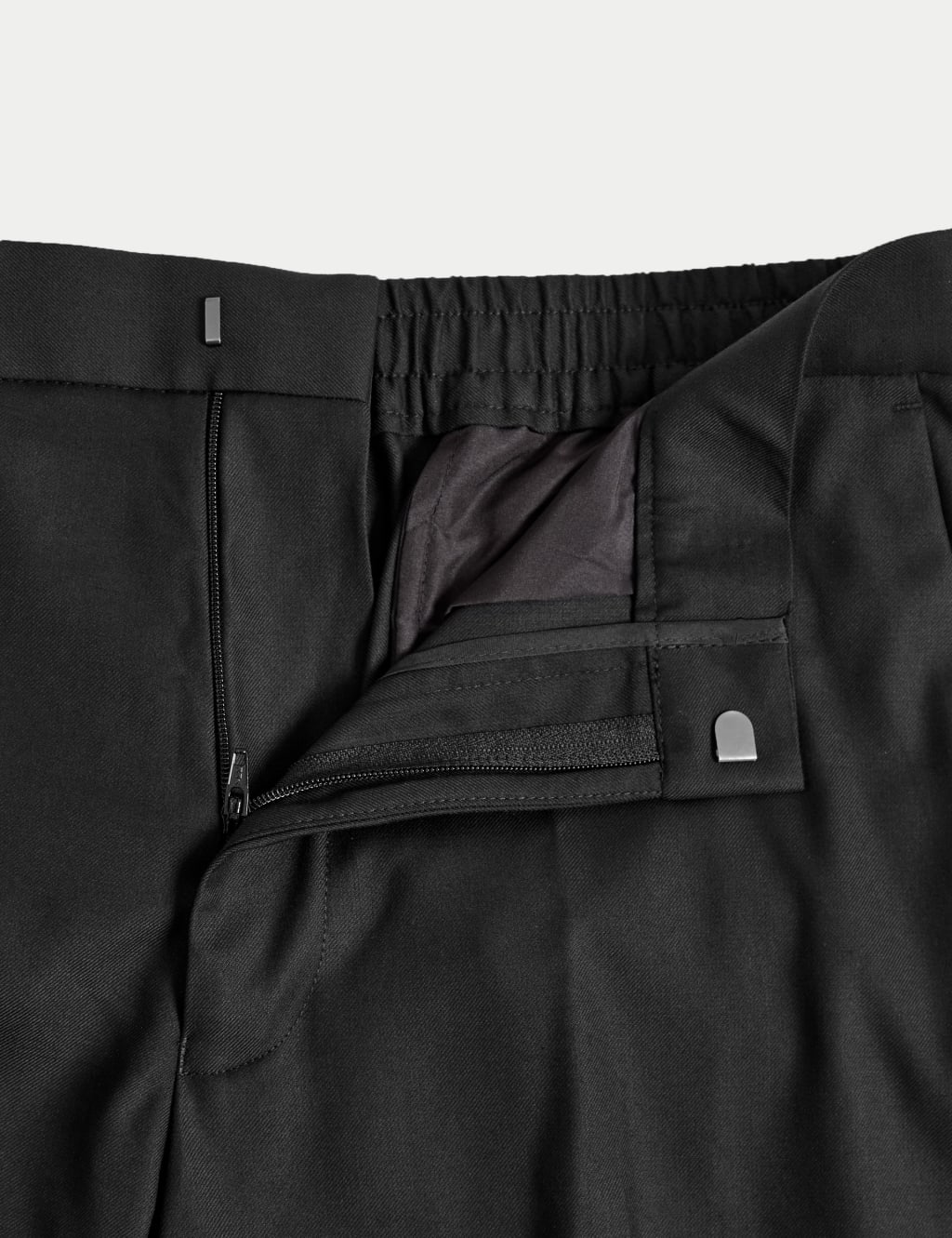 Slim Fit Elasticated Suit Trousers 3 of 7