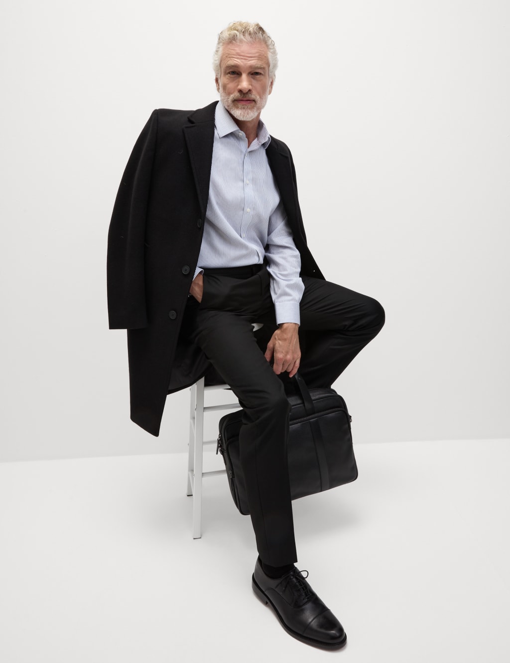 Slim Fit Elasticated Suit Trousers 4 of 7