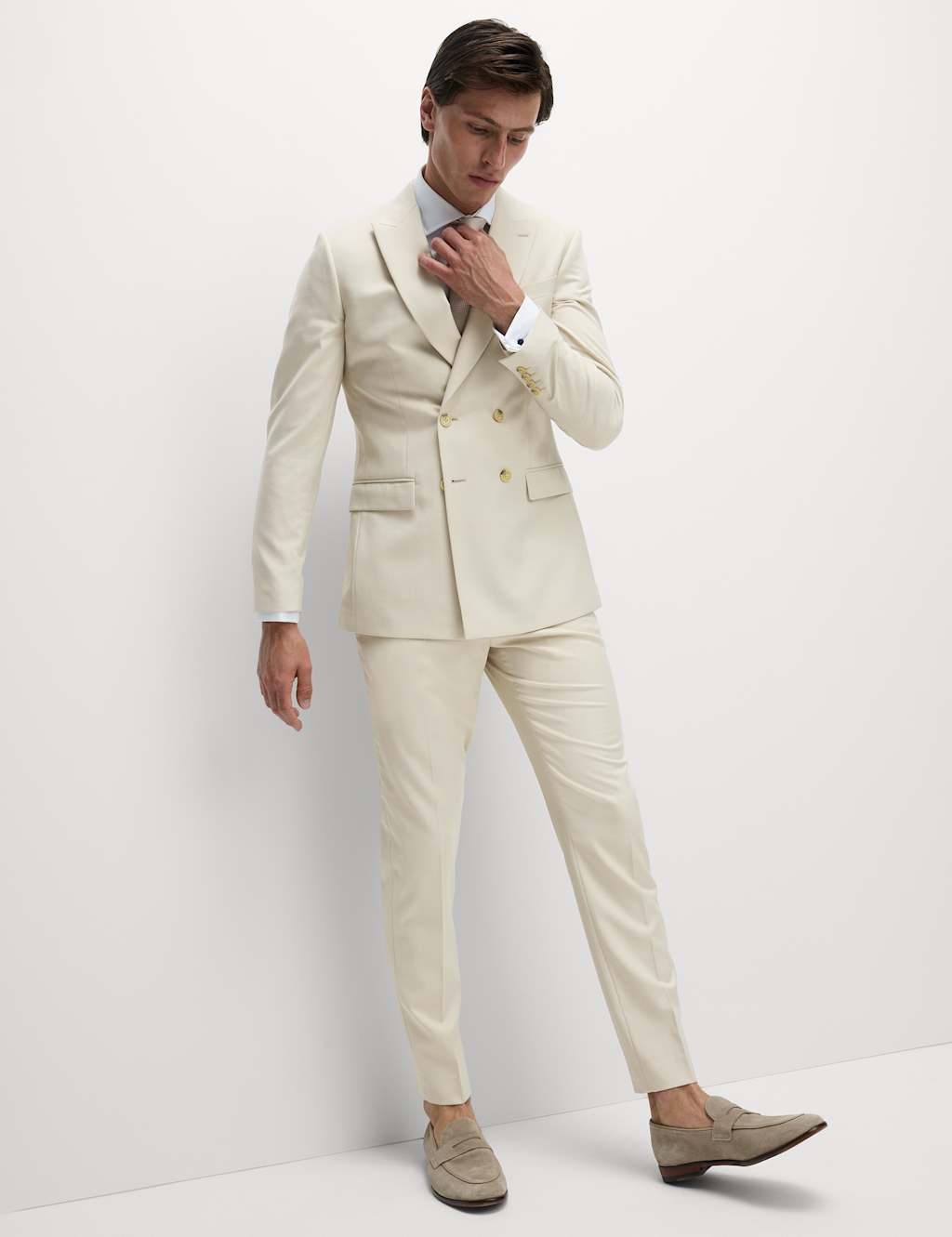 Slim Fit Stretch Suit Trousers 3 of 7