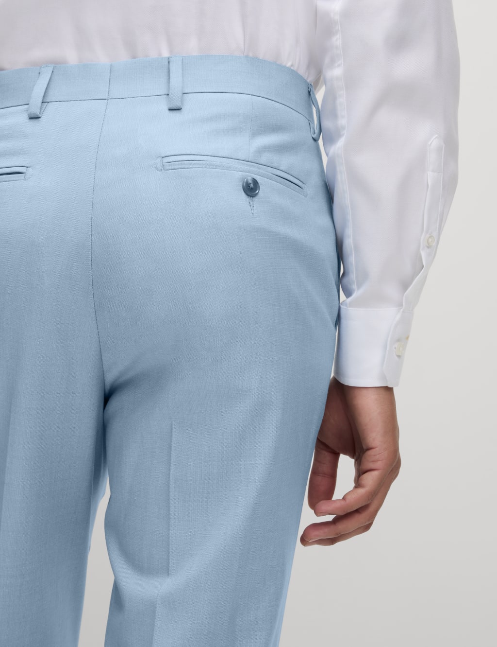 Slim Fit Stretch Suit Trousers 4 of 5