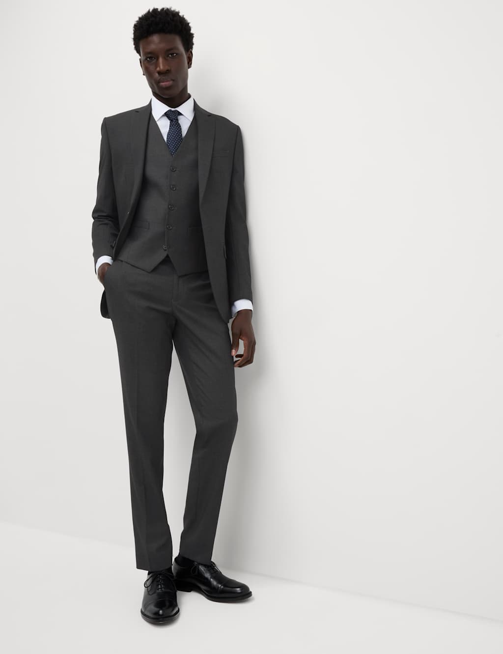 Slim Fit Stretch Suit Trousers 5 of 7