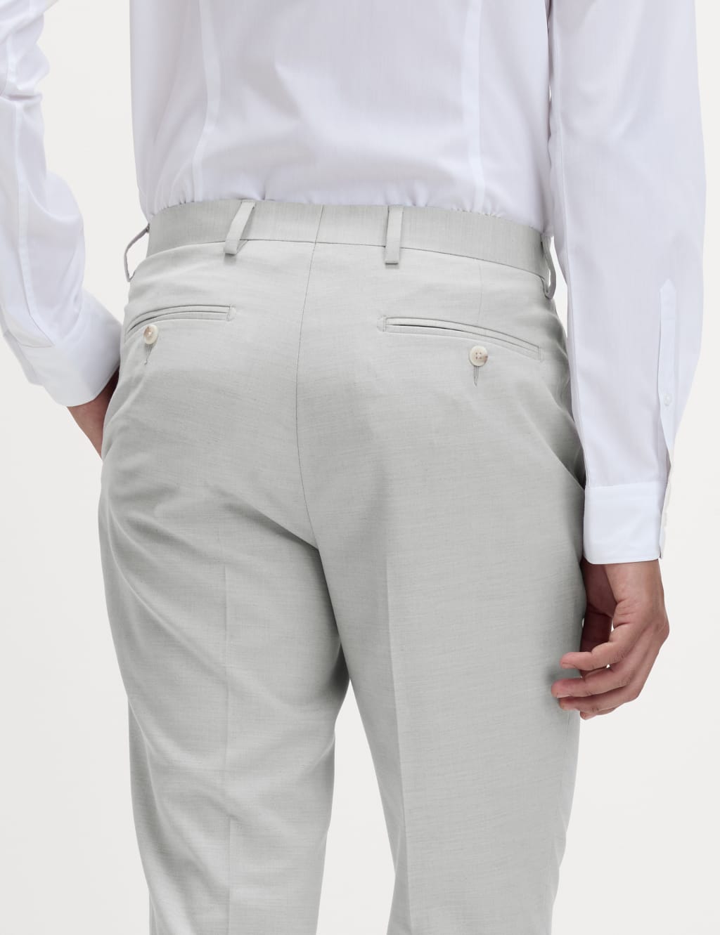 Slim Fit Stretch Suit Trousers 4 of 5