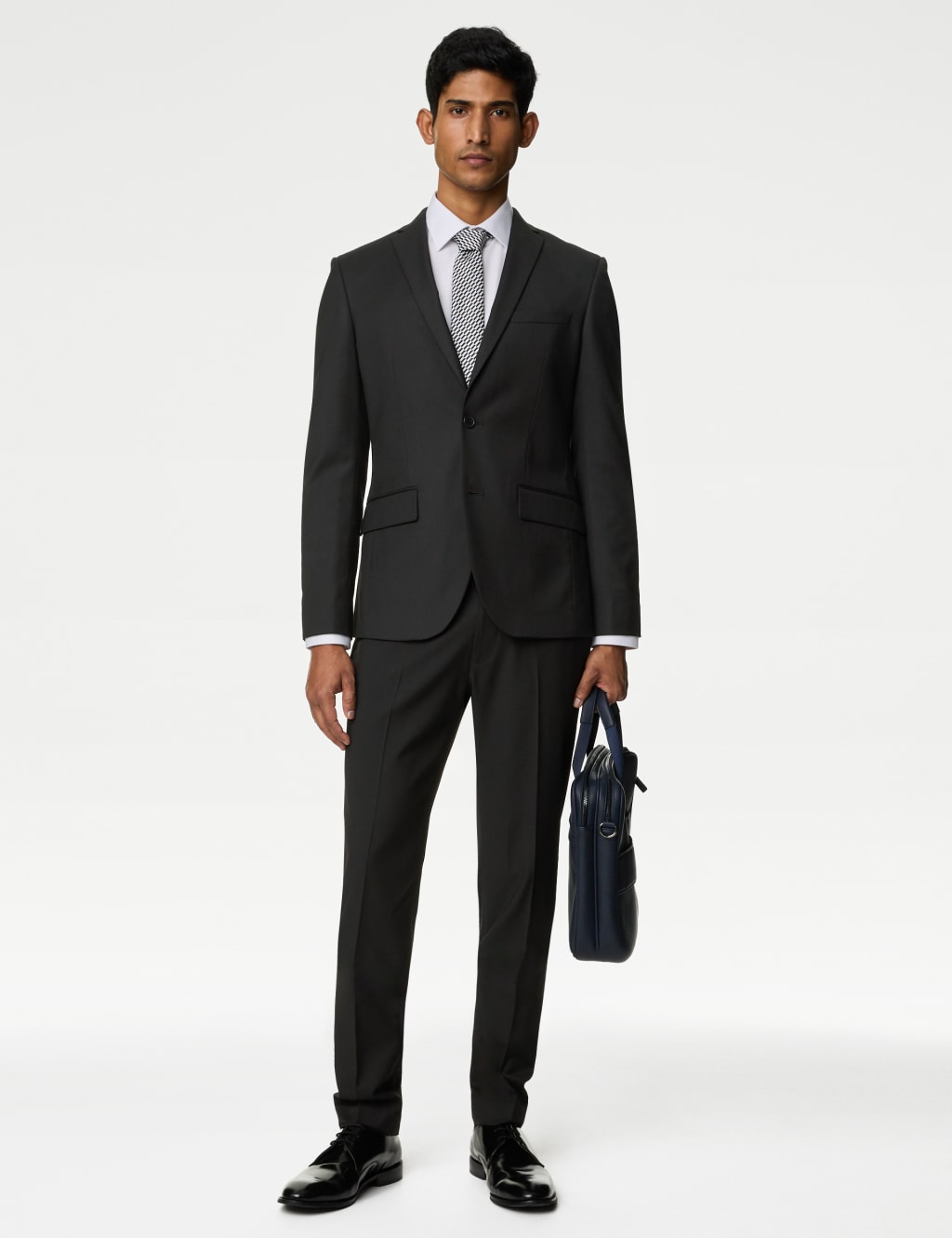 Skinny Fit Stretch Suit Trousers