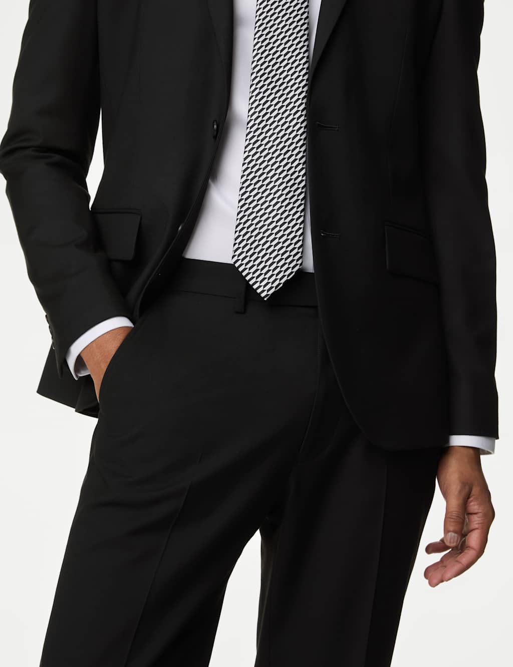 Skinny Fit Stretch Suit Trousers 7 of 7
