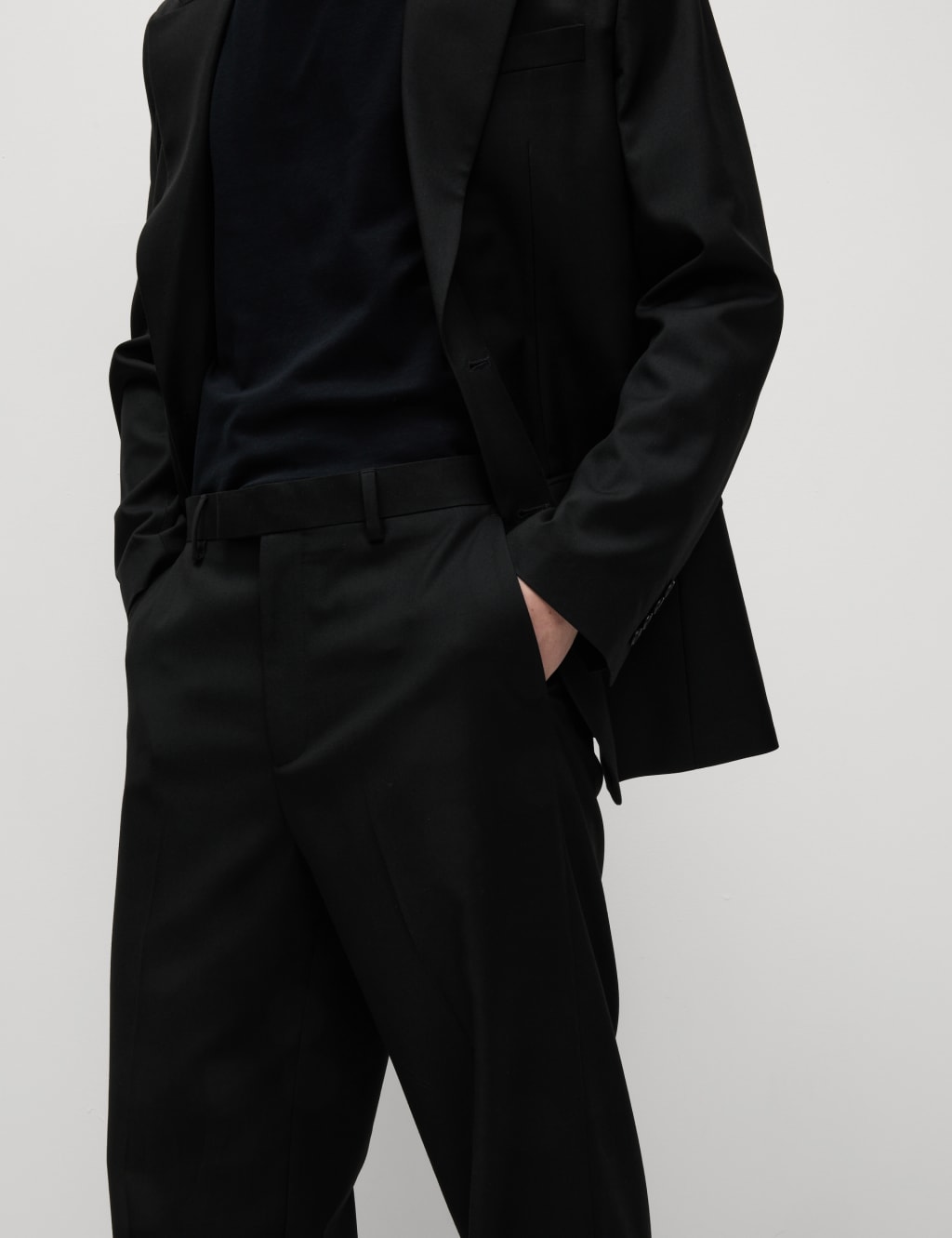 Relaxed Fit Stretch Suit Trousers 6 of 8