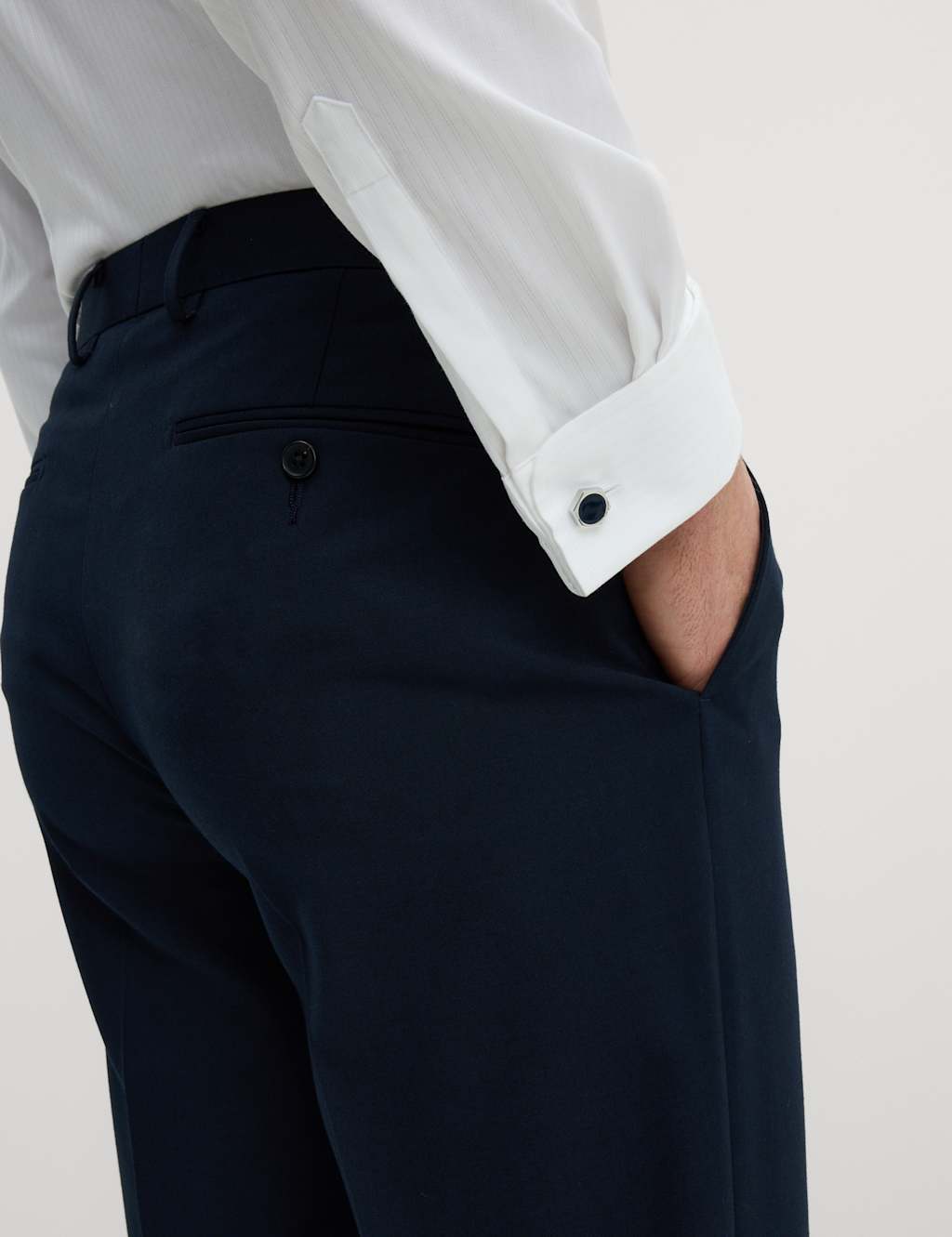 Regular Fit Stretch Suit Trousers 6 of 8