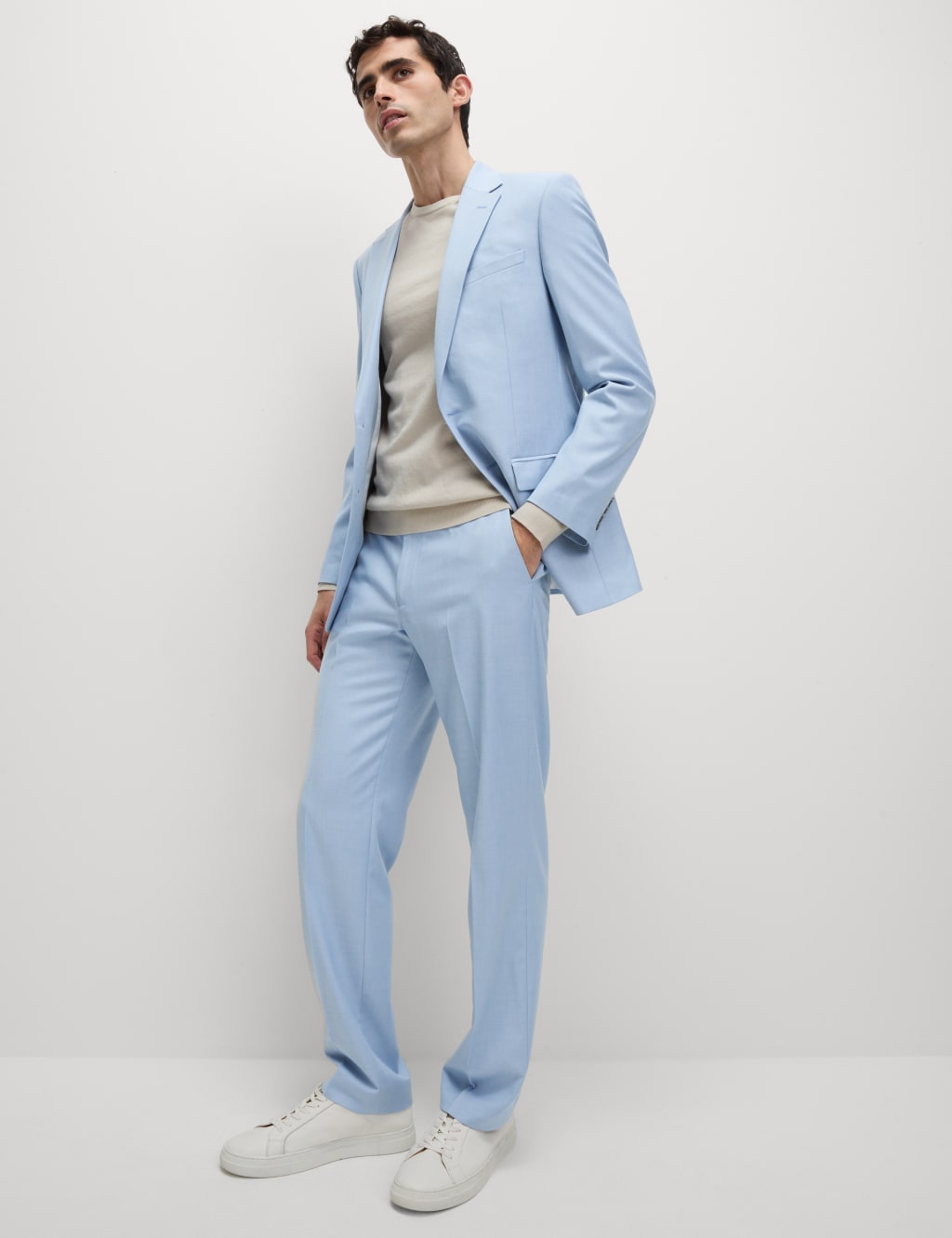 Regular Fit Stretch Suit Trousers 4 of 6