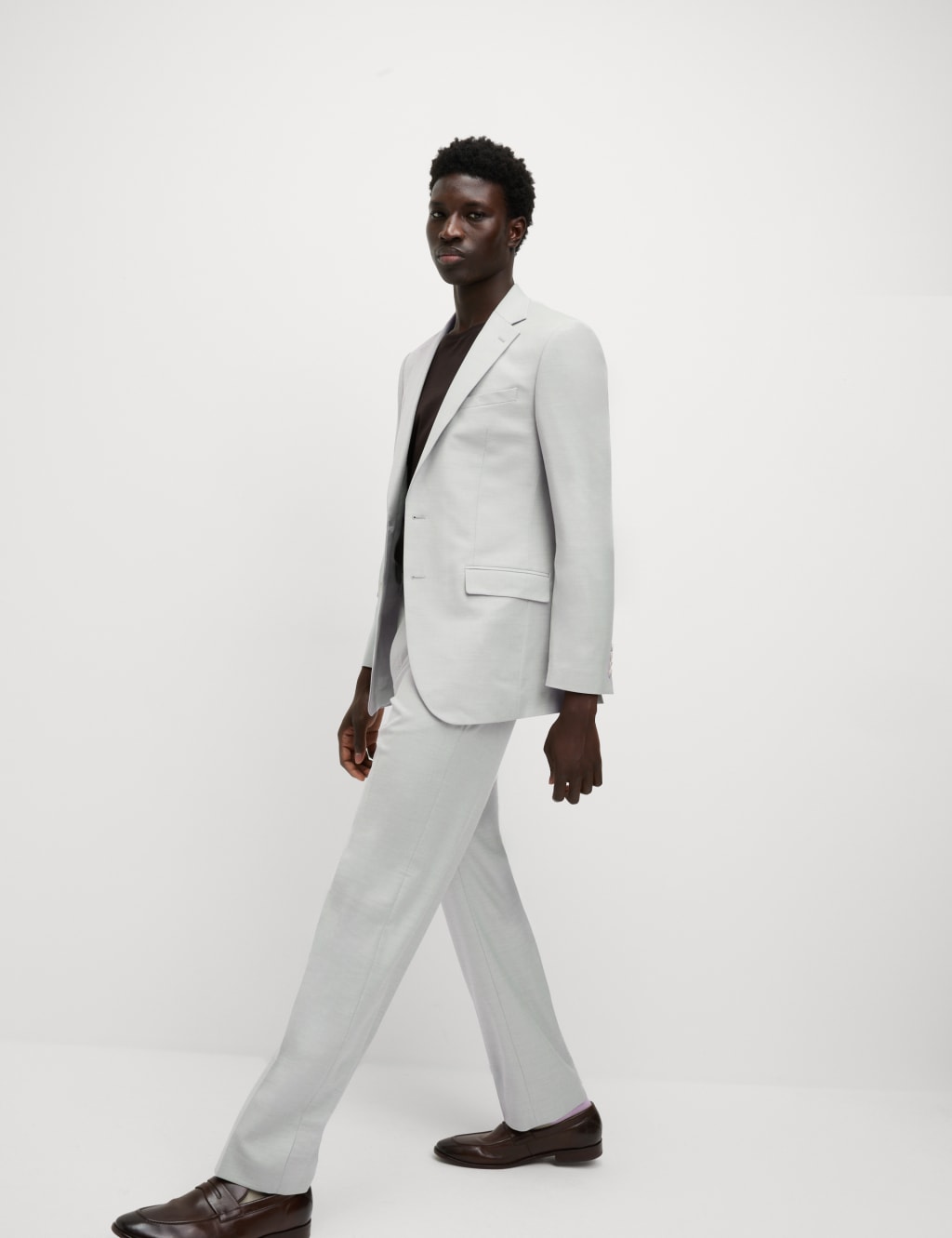 Regular Fit Stretch Suit Trousers 6 of 6