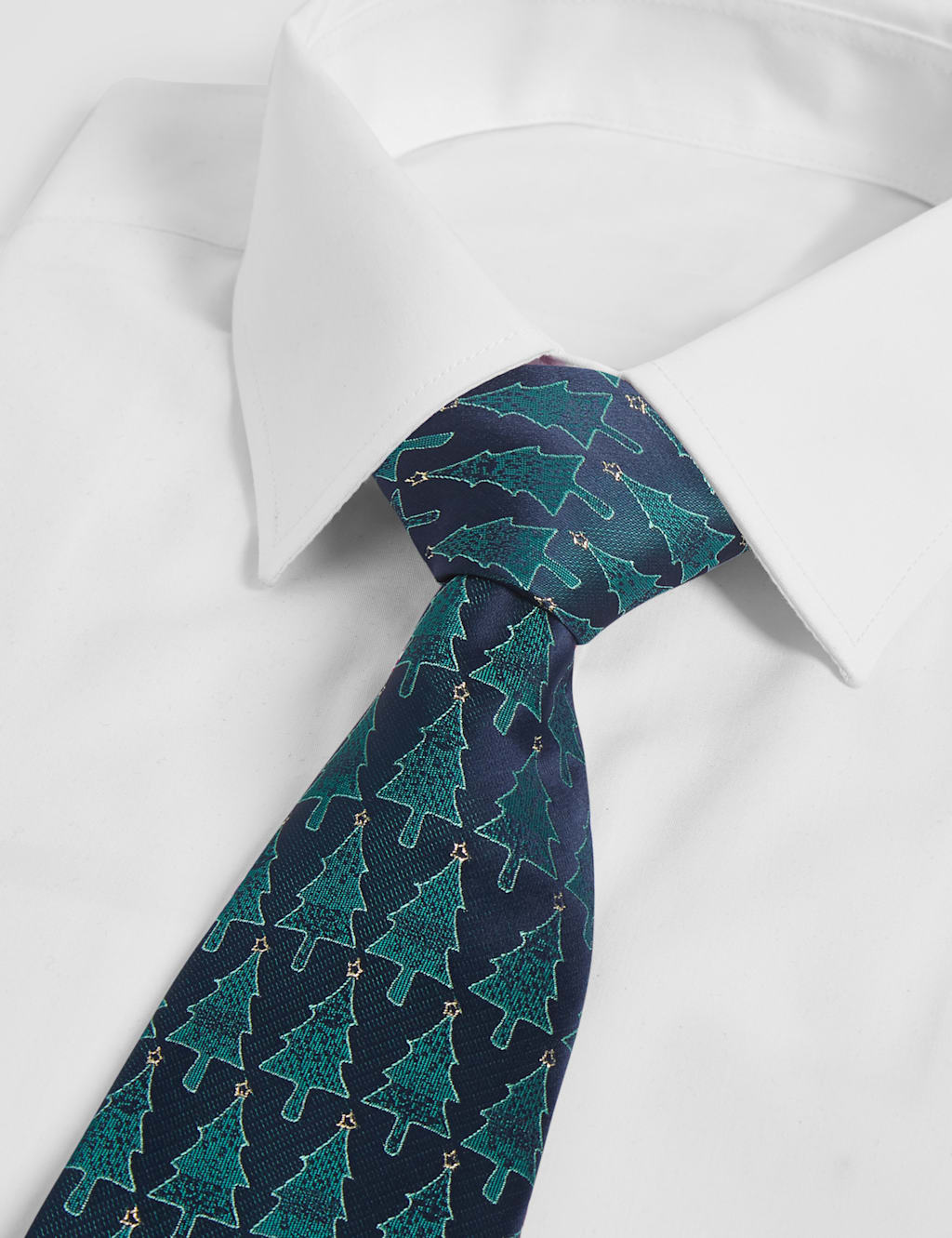 Novelty Christmas Tree Motif Tie 2 of 3