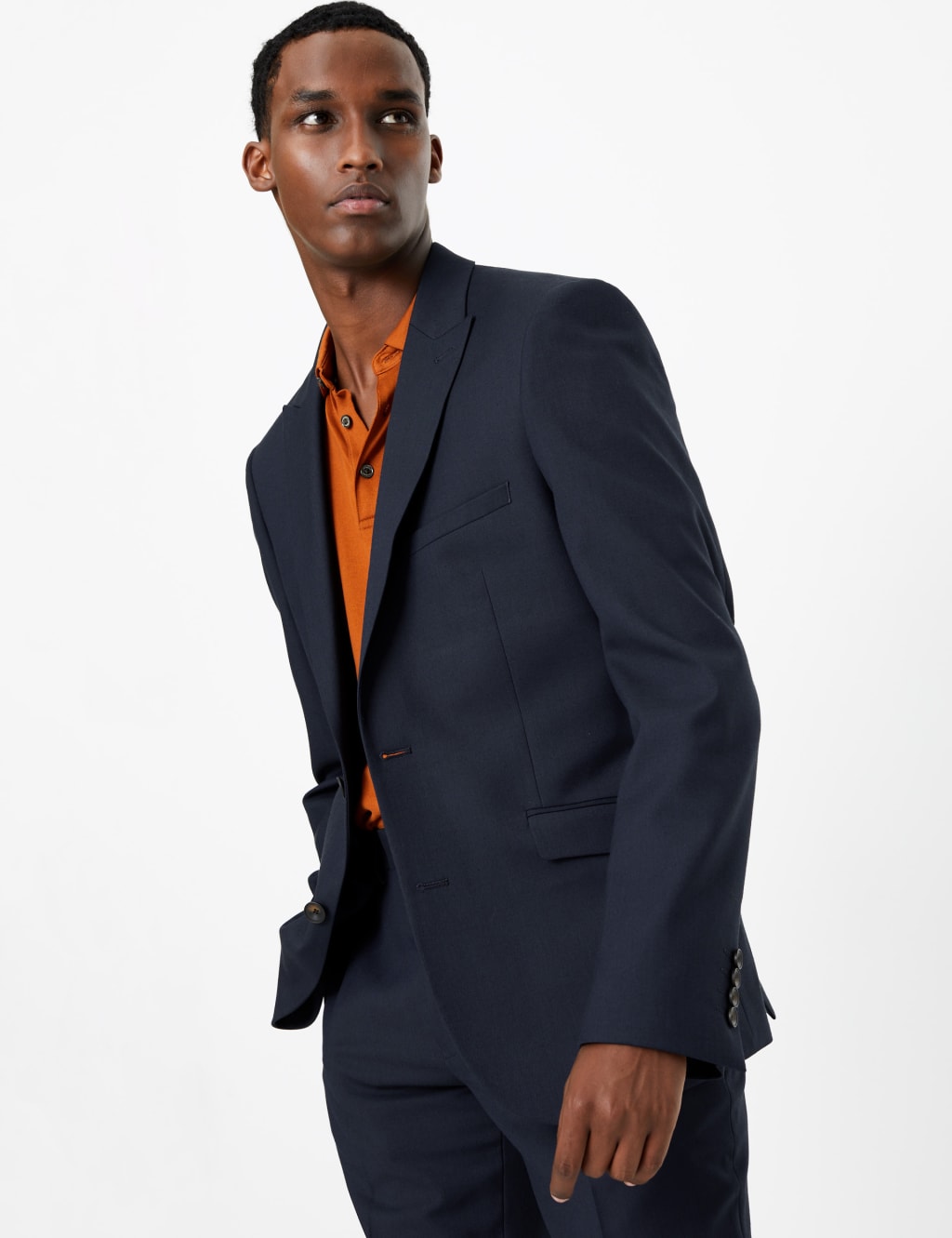 Skinny fit suit deals