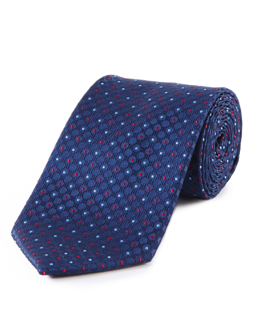Micro Spotted Textured Tie 3 of 3