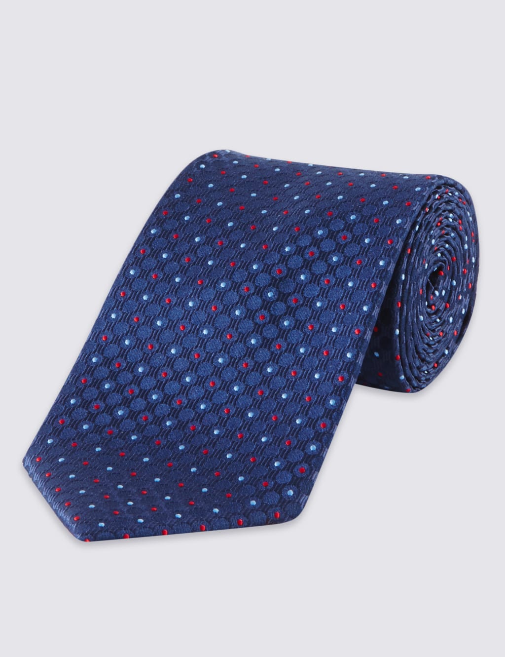 Micro Spotted Textured Tie 2 of 3