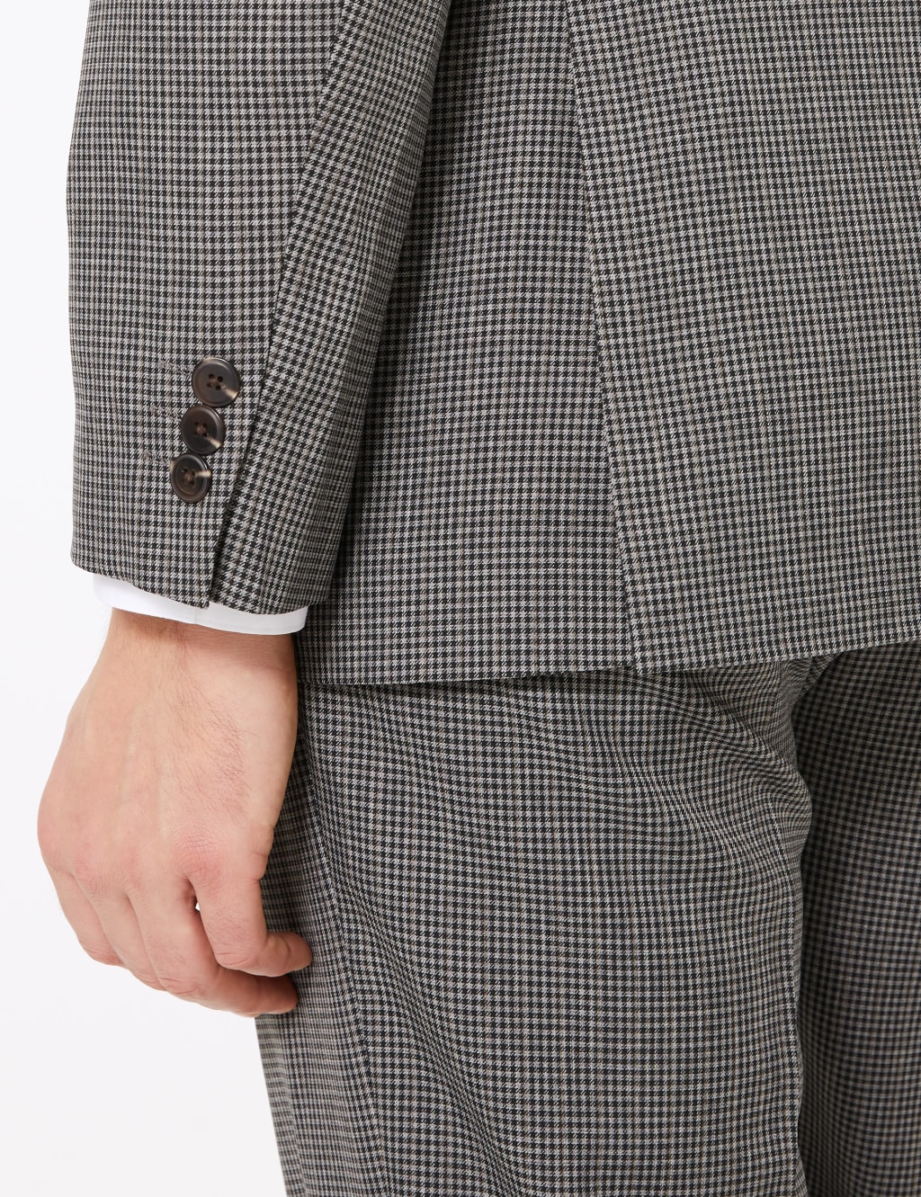 Regular Fit Puppytooth Jacket 6 of 7