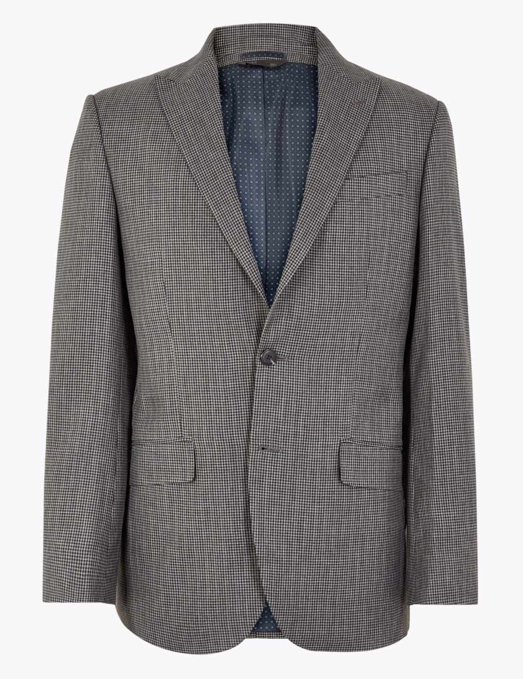Regular Fit Puppytooth Jacket 2 of 7