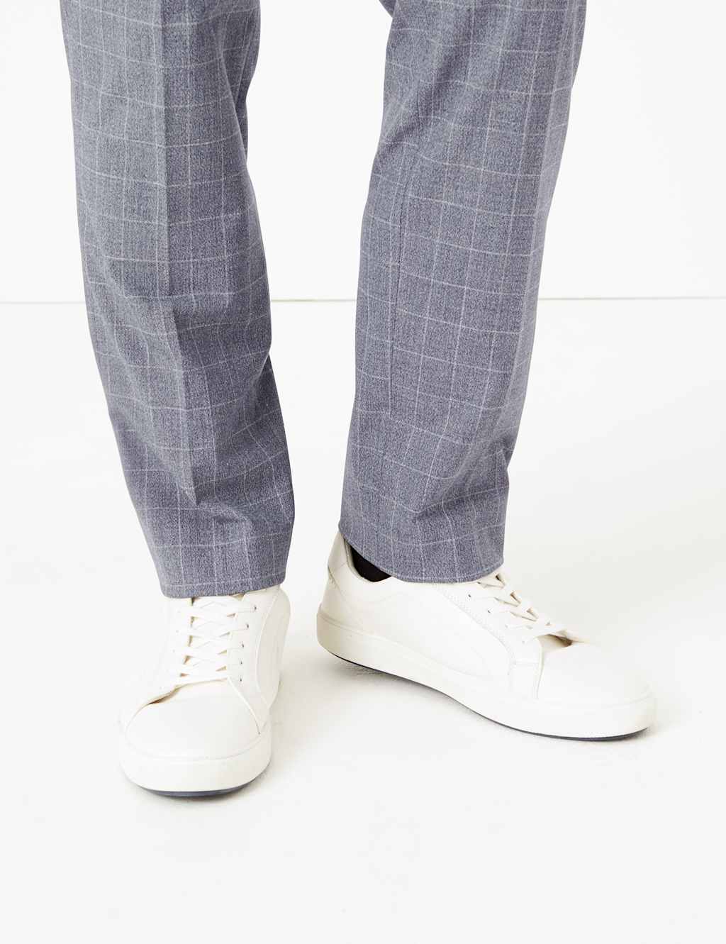 Slim Fit Checked Trousers 5 of 6