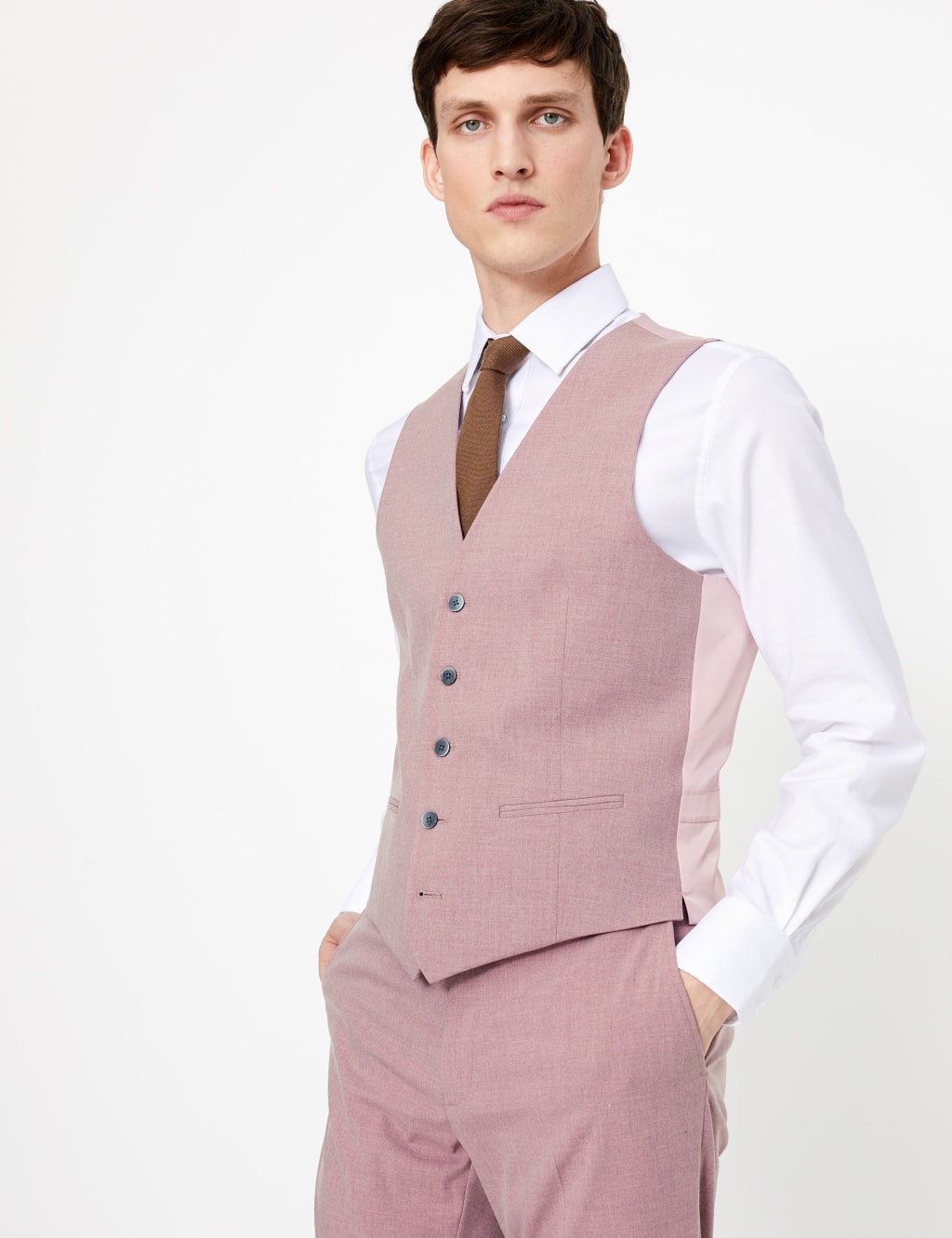 Pastel Slim Fit Waistcoat 1 of 4