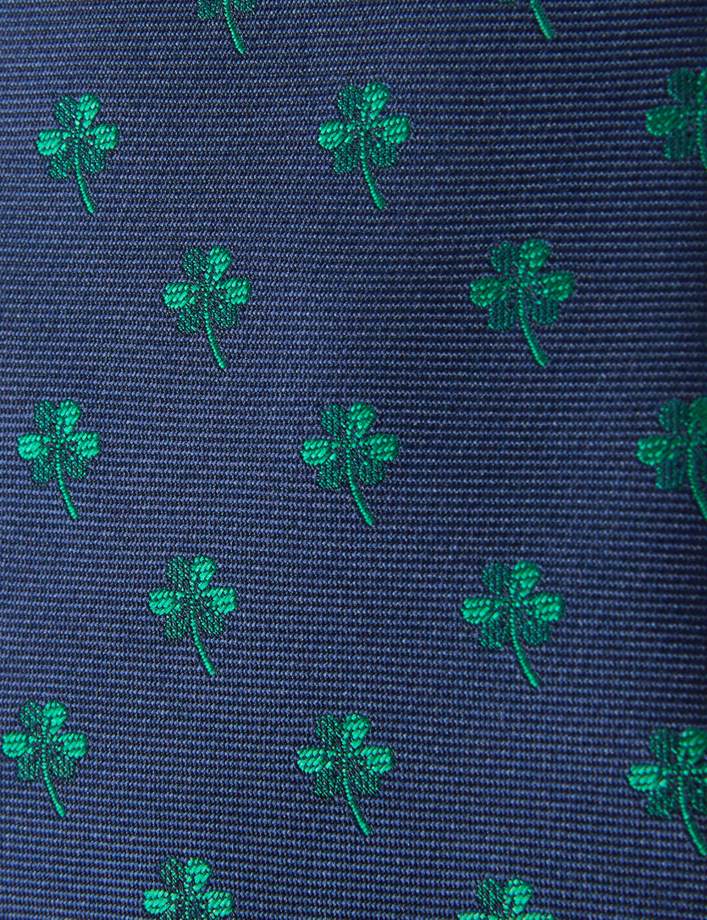 Slim Woven Shamrock Tie 3 of 3