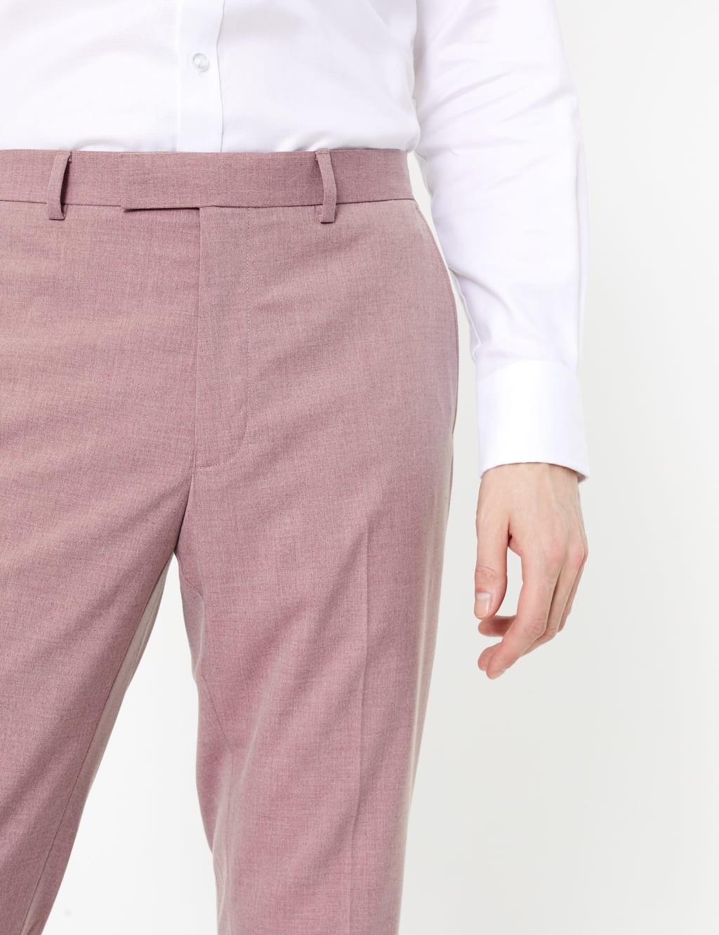 Pastel Slim Fit Trousers with Stretch 3 of 7