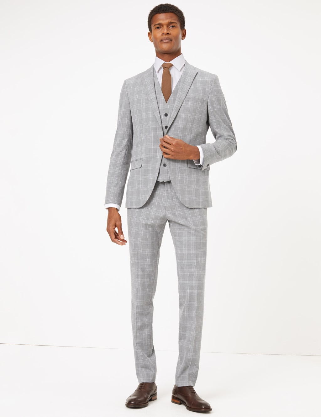 Checked Skinny Fit Trousers 7 of 9