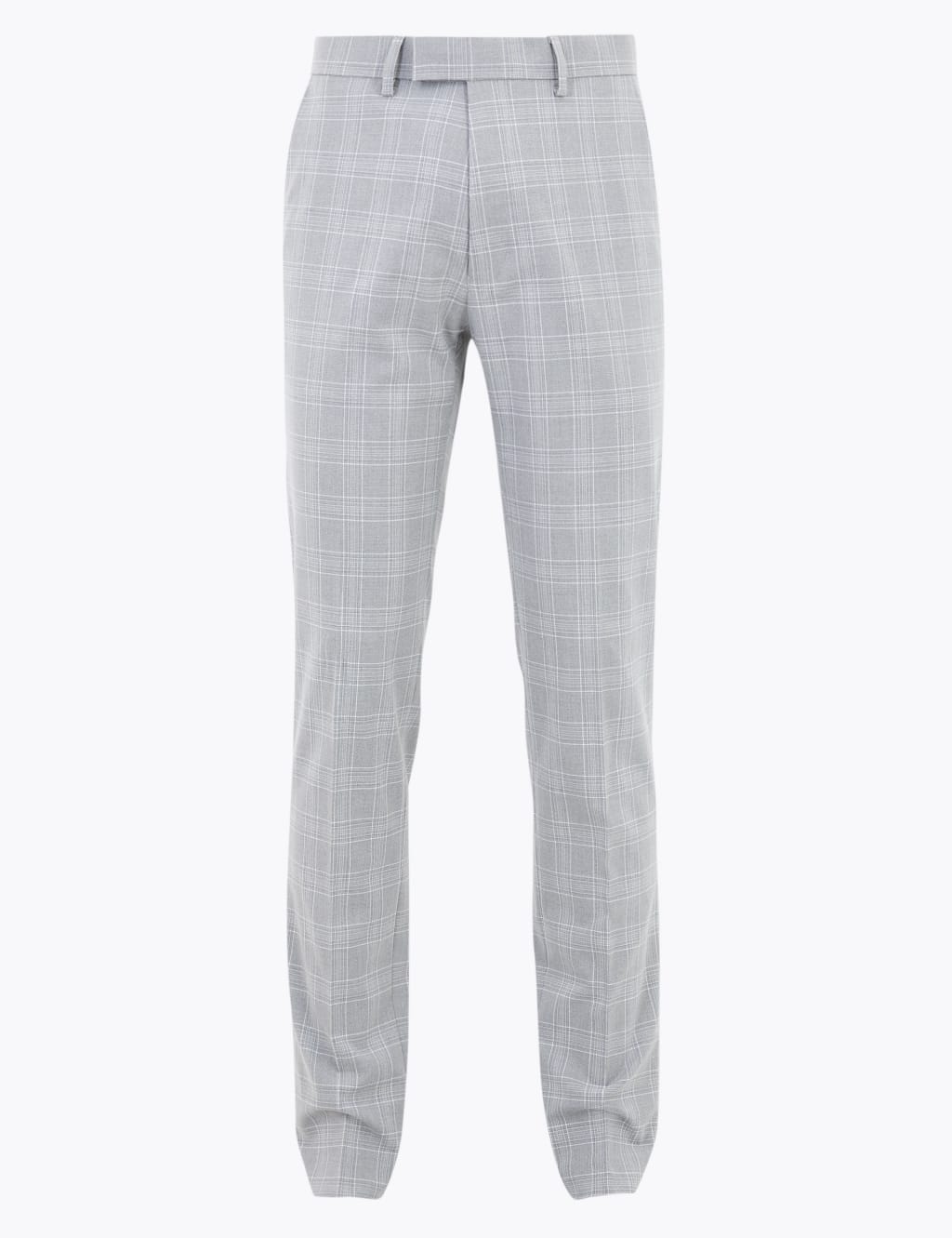 Checked Skinny Fit Trousers 2 of 9