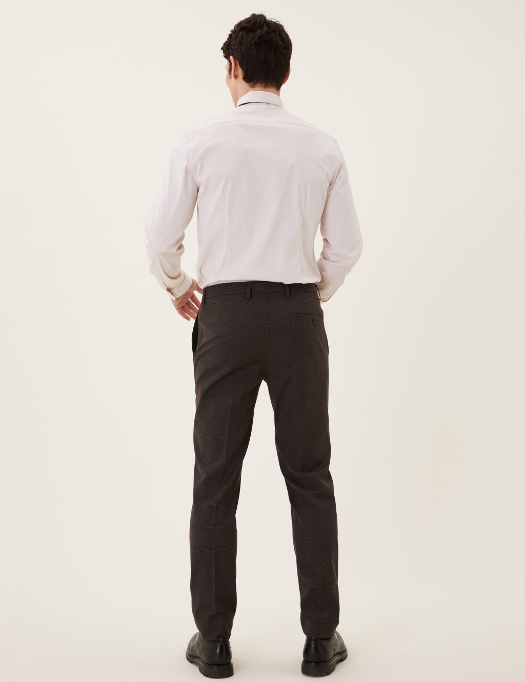 Slim Fit Check Suit Trousers 5 of 7