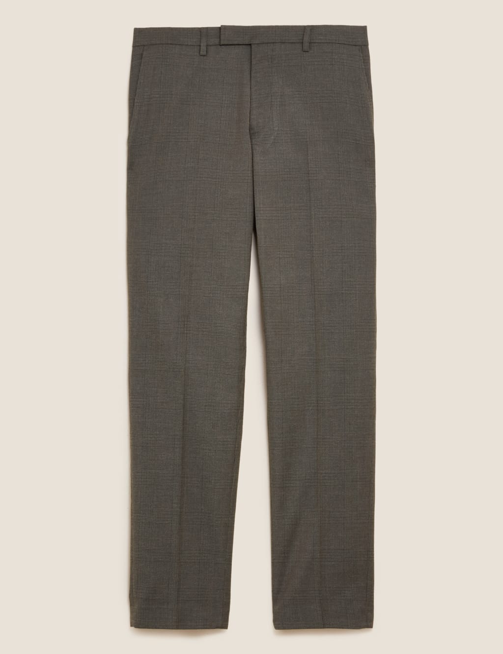 Slim Fit Check Suit Trousers 2 of 7
