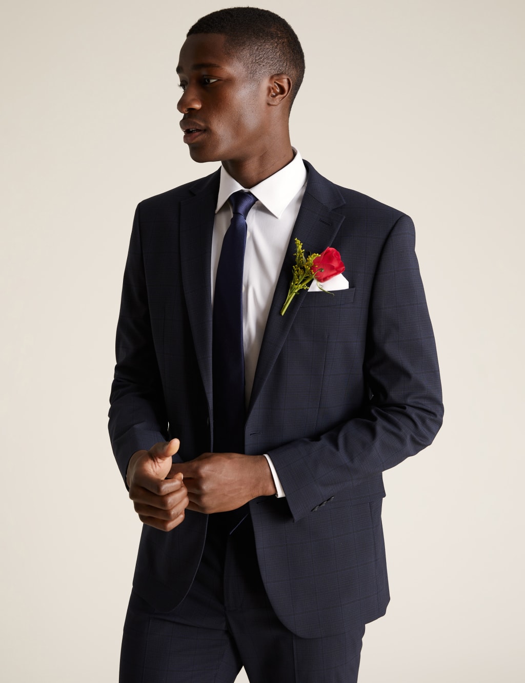 M&s navy jacket best sale