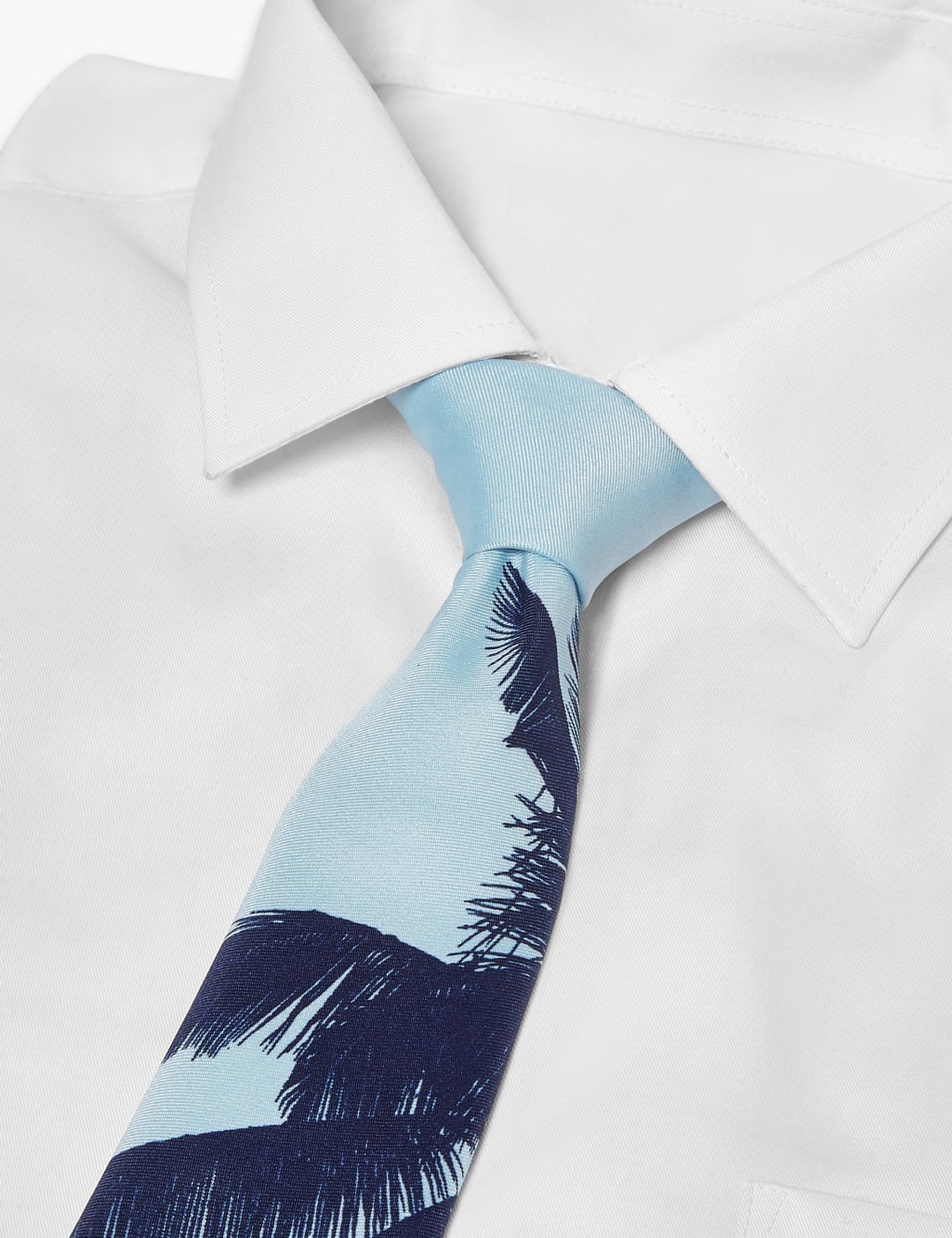 Slim Palm Print Tie 2 of 3