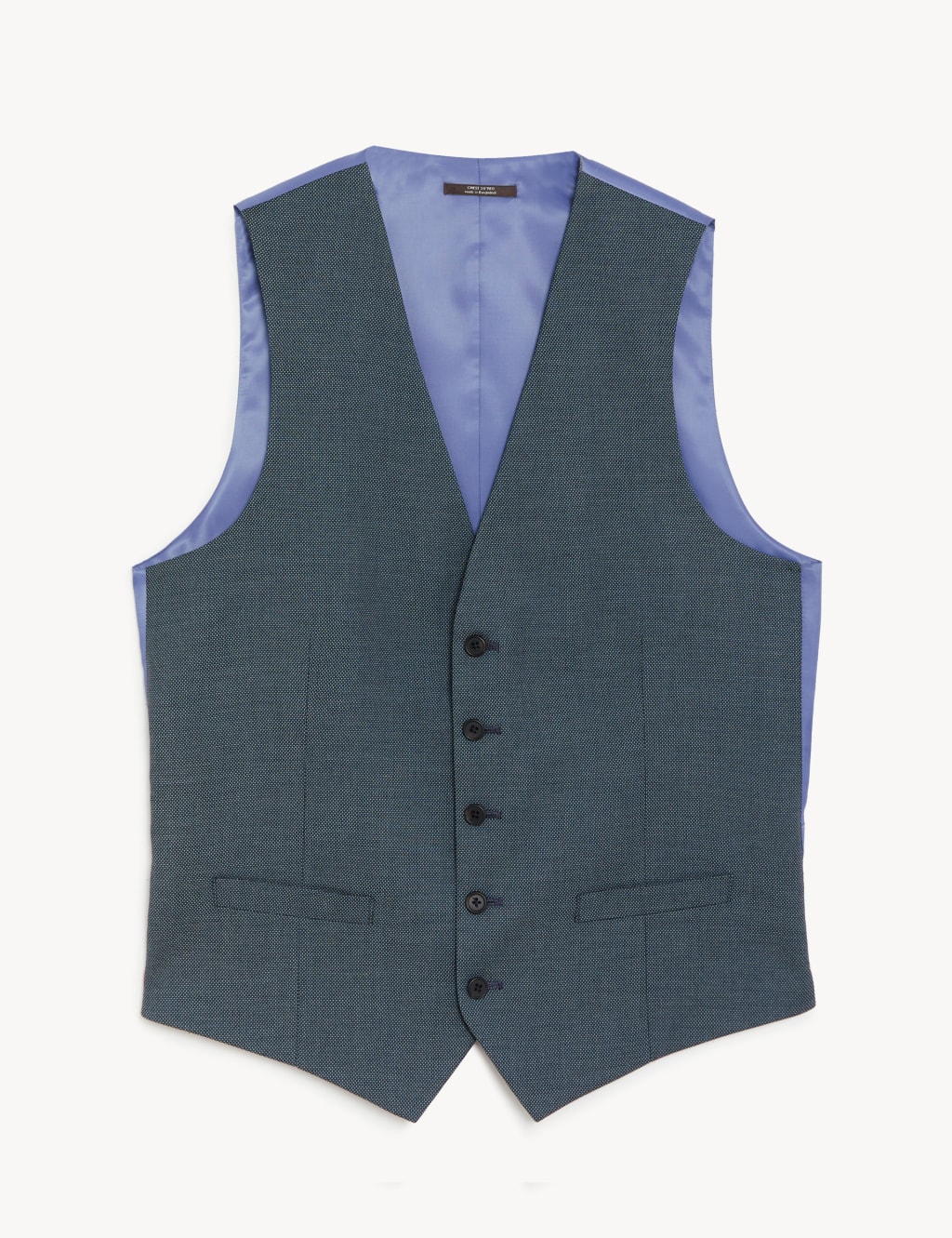 Regular Fit Textured Waistcoat 2 of 8