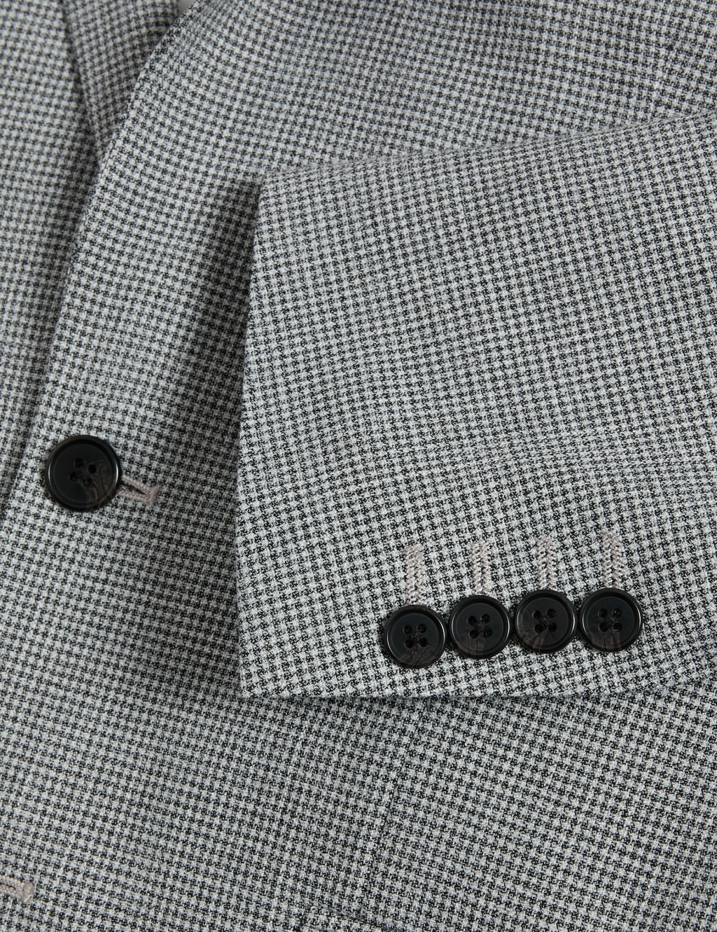 Regular Fit Textured Puppytooth Suit Jacket 3 of 9