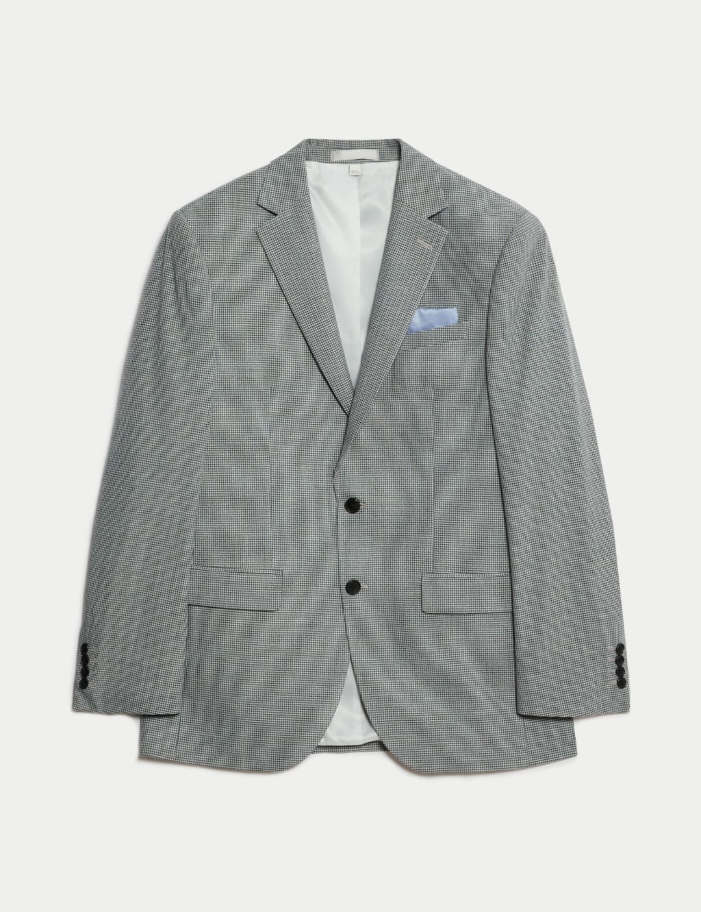 Regular Fit Textured Puppytooth Suit Jacket 2 of 9