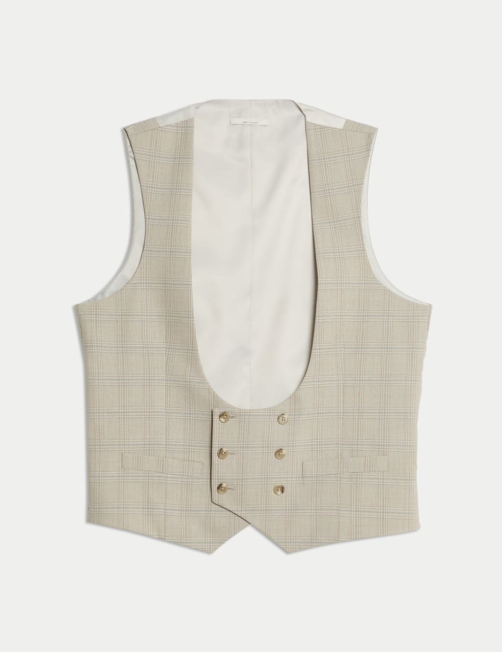 Slim Fit Check Waistcoat 2 of 5