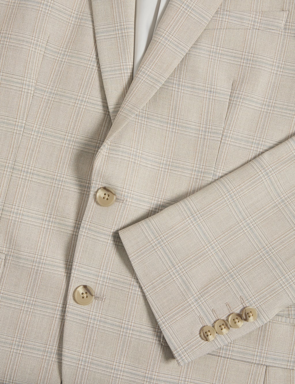 Slim Fit Check Suit Jacket 3 of 7