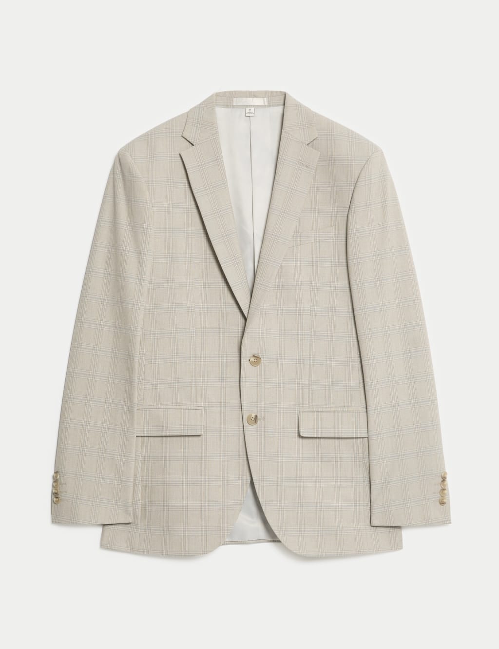 Slim Fit Check Suit Jacket 2 of 7
