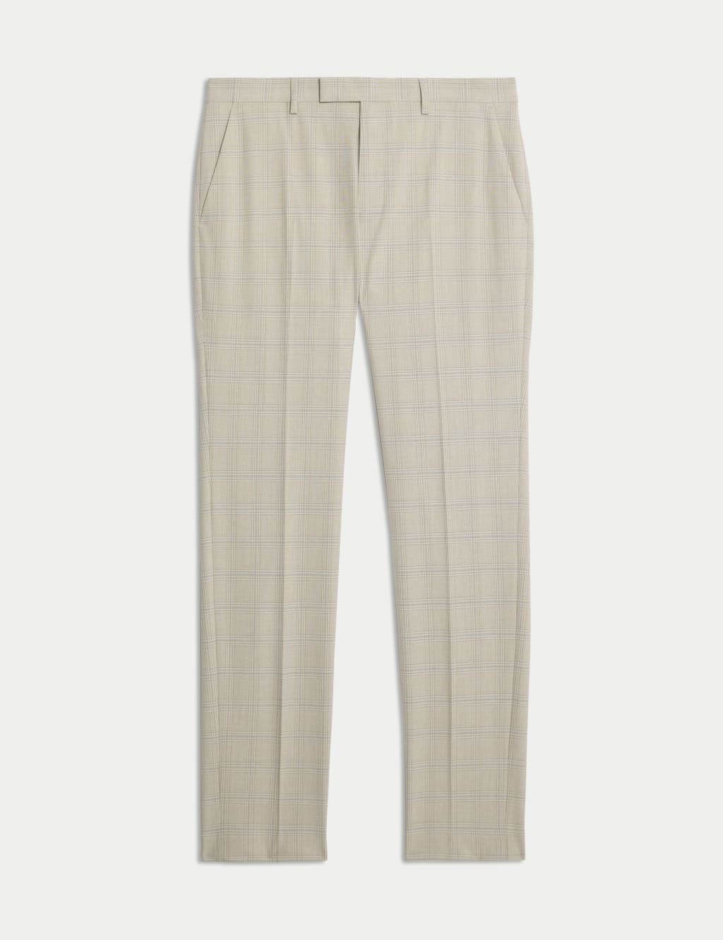 Slim Fit Check Suit Trousers 2 of 7