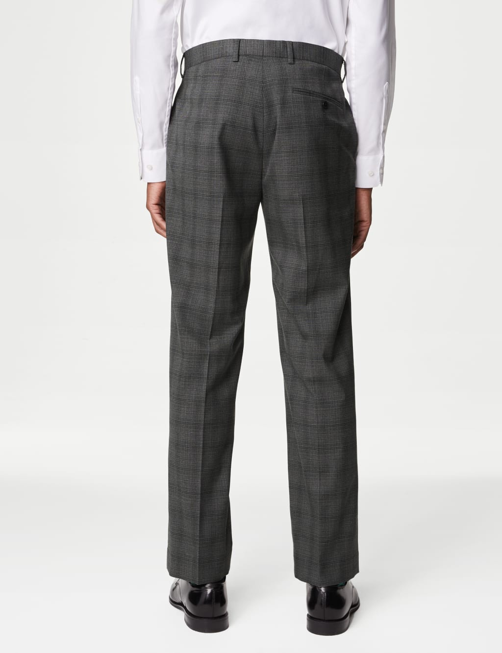 M&s check trousers clearance