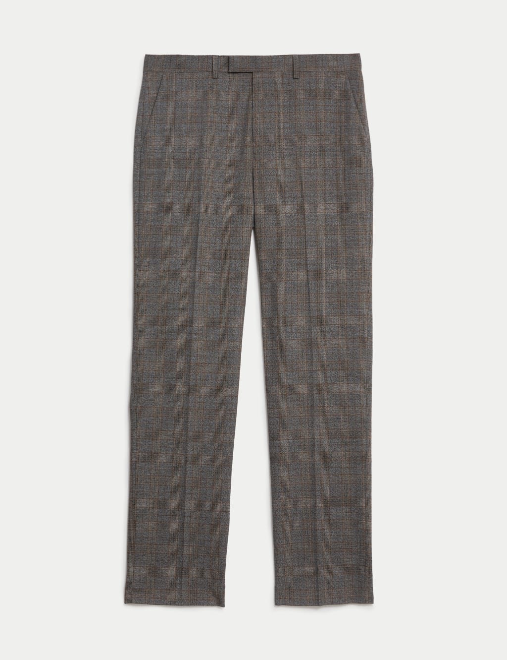 Regular Fit Prince of Wales Check Trousers 2 of 8